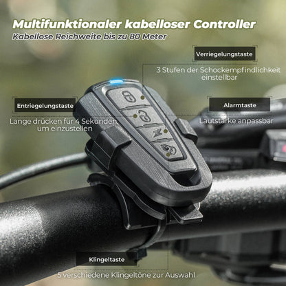 ROCKBROS Fahrradklingel Kabellose Warnsirene Elektrisch Farhrad Glocke IPX5 - Fahrradklingel ROCKBROS - EU - NooMii