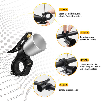 ROCKBROS Fahrradklingel Laut Retro Klingel für MTB Rennrad Vier Farben - Fahrradklingel ROCKBROS - EU - NooMii