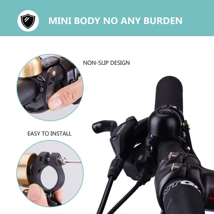 ROCKBROS Fahrradklingel Retro Klingel MTB Edelstahl Laut Klassisch - Fahrradklingel ROCKBROS - EU - NooMii