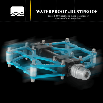 ROCKBROS Fahrradpedale 9/16 Zoll CNC Aluminium mit abgedichteten Lagern - Fahrradpedale ROCKBROS - EU - NooMii