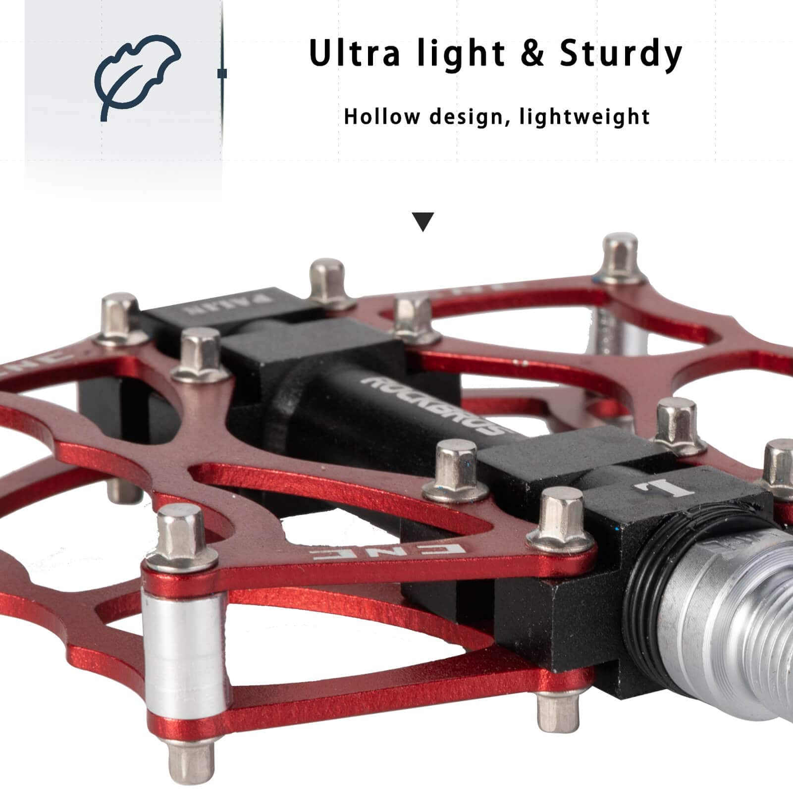 ROCKBROS Fahrradpedale 9/16 Zoll CNC Aluminium mit abgedichteten Lagern - Fahrradpedale ROCKBROS - EU - NooMii