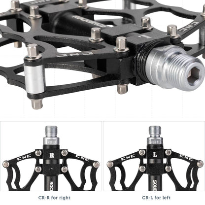 ROCKBROS Fahrradpedale 9/16 Zoll CNC Aluminium mit abgedichteten Lagern - Fahrradpedale ROCKBROS - EU - NooMii