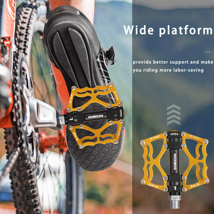 ROCKBROS Fahrradpedale 9/16 Zoll CNC Aluminium mit abgedichteten Lagern - Fahrradpedale ROCKBROS - EU - NooMii