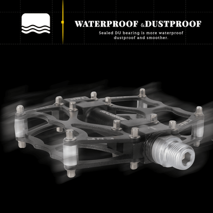 ROCKBROS Fahrradpedale 9/16 Zoll CNC Aluminium mit abgedichteten Lagern - Fahrradpedale ROCKBROS - EU - NooMii