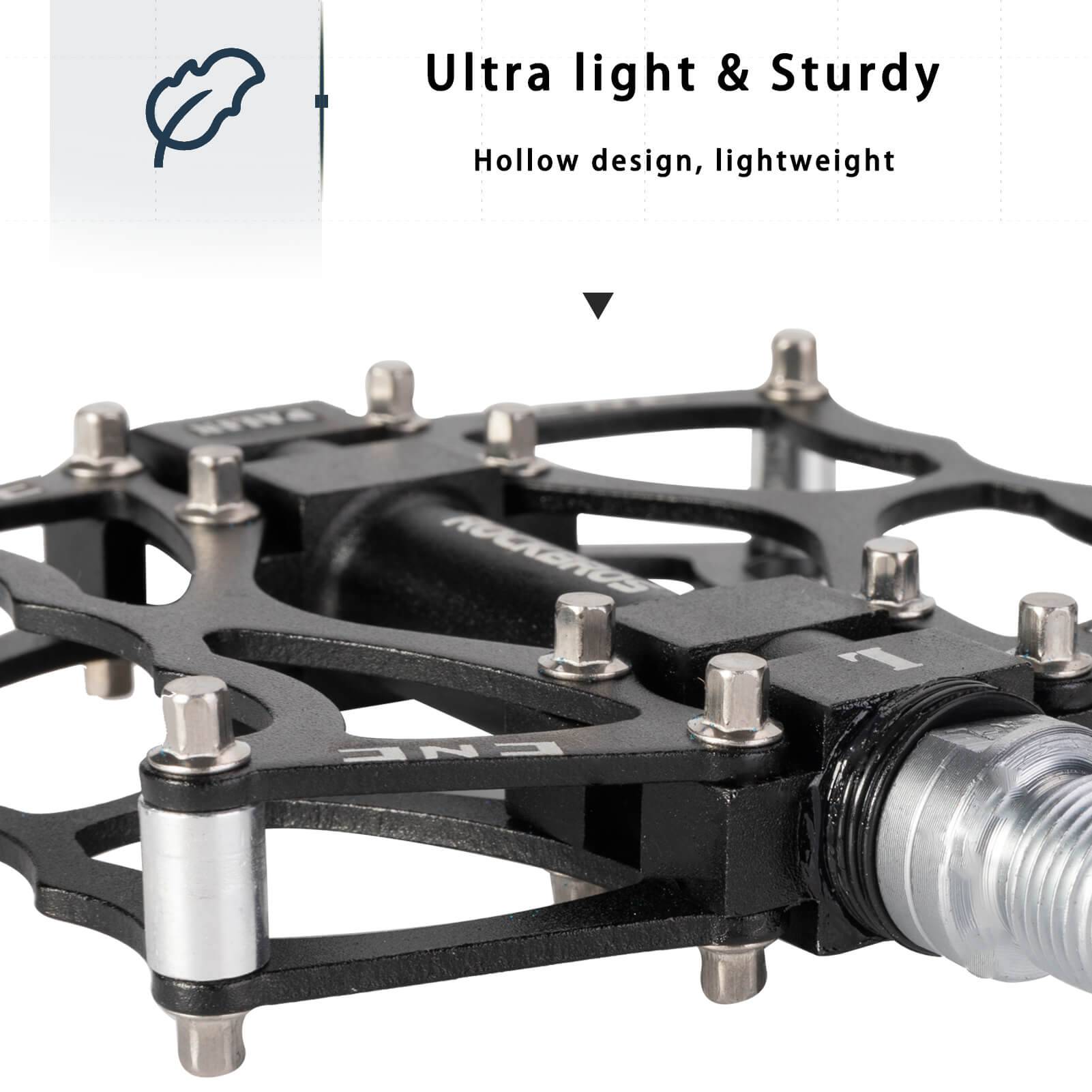 ROCKBROS Fahrradpedale 9/16 Zoll CNC Aluminium mit abgedichteten Lagern - Fahrradpedale ROCKBROS - EU - NooMii