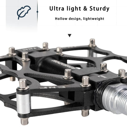 ROCKBROS Fahrradpedale 9/16 Zoll CNC Aluminium mit abgedichteten Lagern - Fahrradpedale ROCKBROS - EU - NooMii