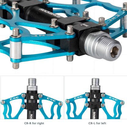 ROCKBROS Fahrradpedale 9/16 Zoll CNC Aluminium mit abgedichteten Lagern - Fahrradpedale ROCKBROS - EU - NooMii