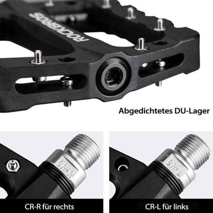 ROCKBROS Fahrradpedale 9/16 Zoll MTB Pedale mit 3 Bearing aus Nylon - Fahrradpedale ROCKBROS - EU - NooMii