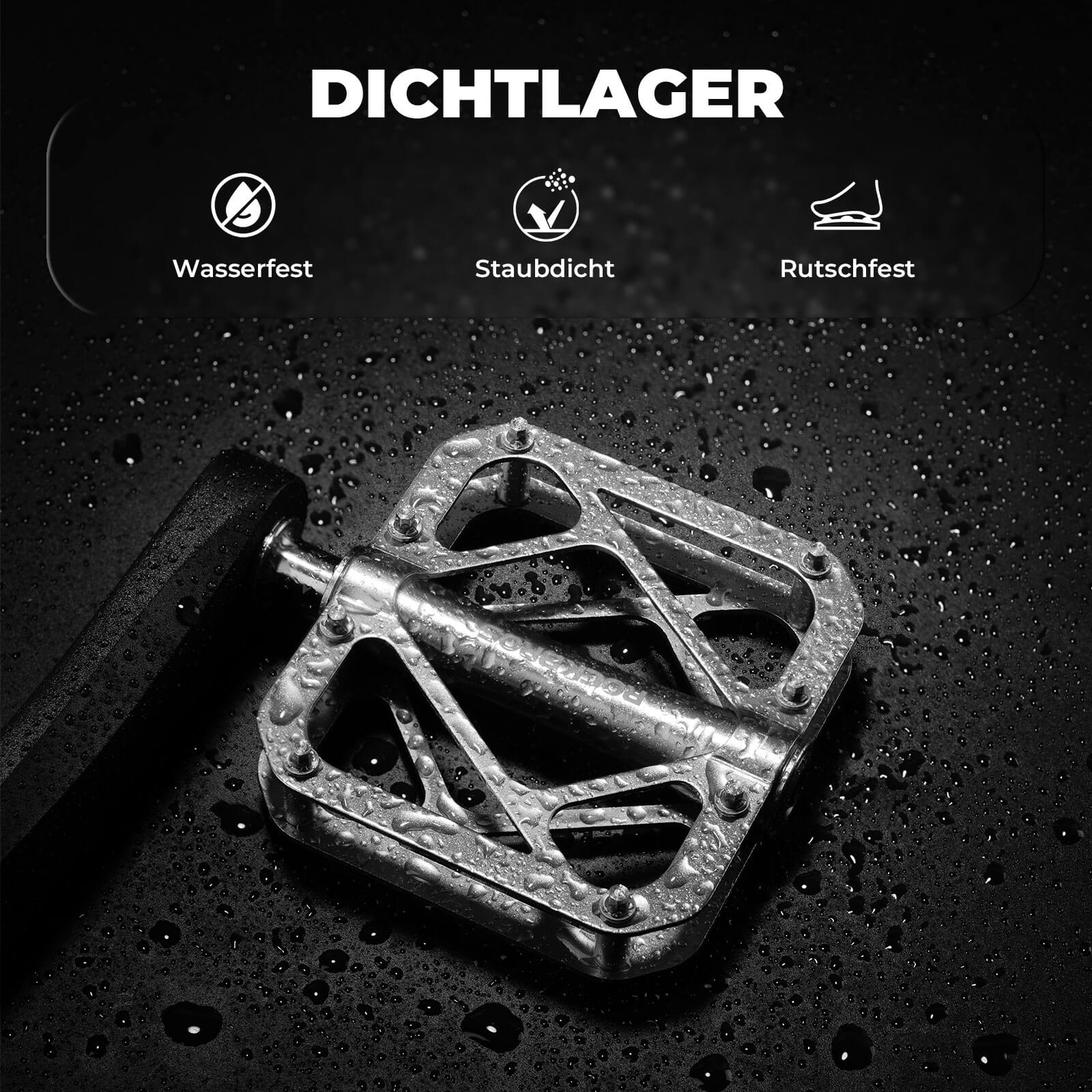 ROCKBROS Fahrradpedale aus Titanlegierung 3 - Lager MTB - Pedale Plattform 9/16 Zoll - Fahrradpedale ROCKBROS - EU - NooMii