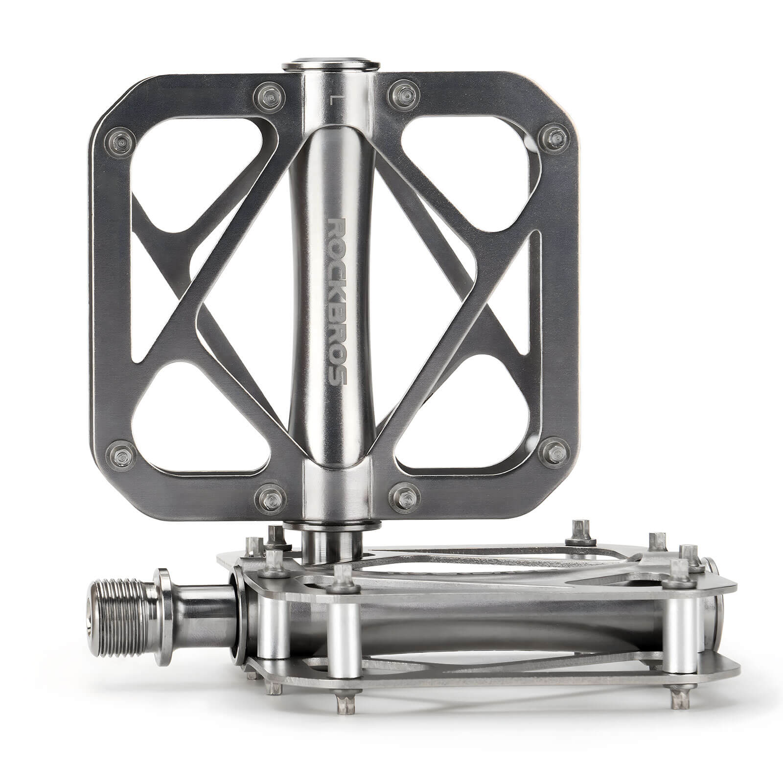 ROCKBROS Fahrradpedale aus Titanlegierung 3 - Lager MTB - Pedale Plattform 9/16 Zoll - Fahrradpedale ROCKBROS - EU - NooMii