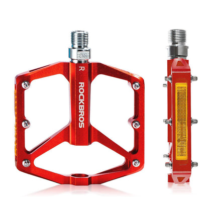 ROCKBROS Fahrradpedale mit Reflektoren aus Aluminiumlegierung 9/16 Zoll - Fahrradpedale ROCKBROS - EU - NooMii