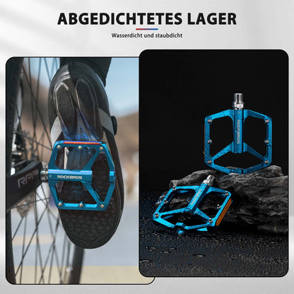 ROCKBROS Fahrradpedale mit Reflektoren aus Aluminiumlegierung 9/16 Zoll - Fahrradpedale ROCKBROS - EU - NooMii