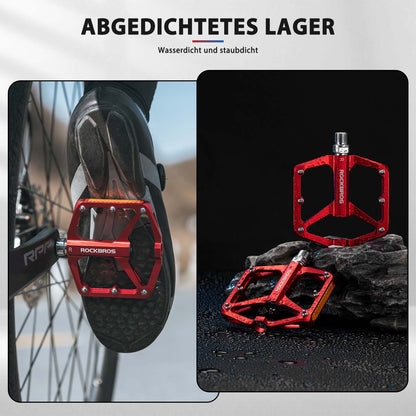 ROCKBROS Fahrradpedale mit Reflektoren aus Aluminiumlegierung 9/16 Zoll - Fahrradpedale ROCKBROS - EU - NooMii