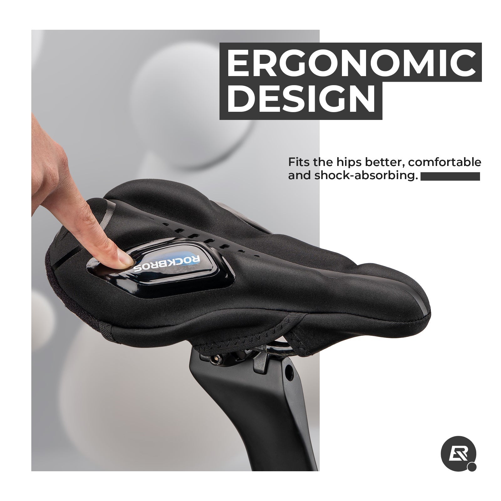 ROCKBROS Fahrradsattel Atmungsaktiv Sattelbezug Regenschutz Rot/Blau - Fahrradsattel ROCKBROS - EU - NooMii