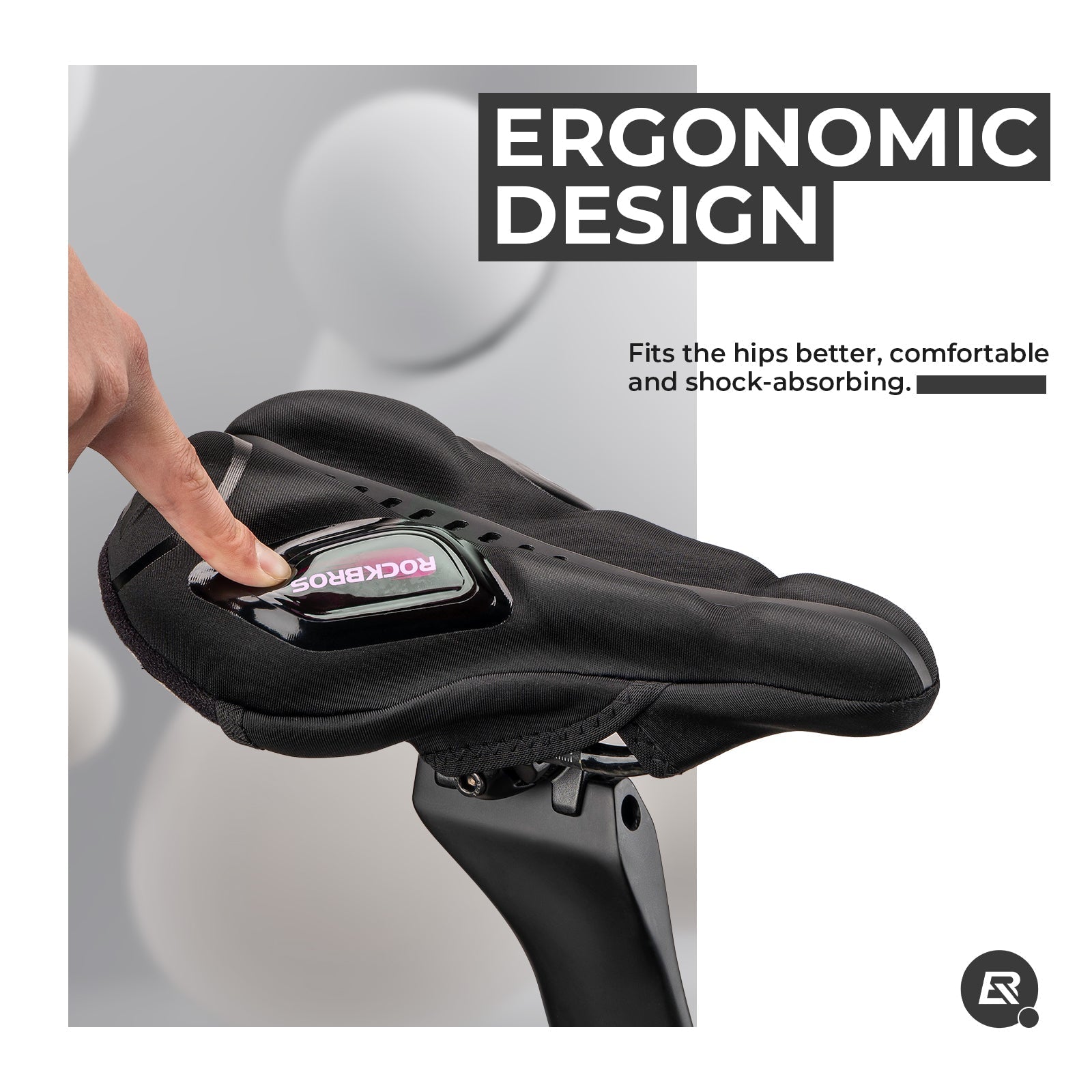 ROCKBROS Fahrradsattel Atmungsaktiv Sattelbezug Regenschutz Rot/Blau - Fahrradsattel ROCKBROS - EU - NooMii