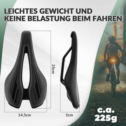 ROCKBROS Fahrradsattel Ergonomisch Fahrradsitz Atmungsaktiver 14,5 * 25cm - Fahrradsattel ROCKBROS - EU - NooMii