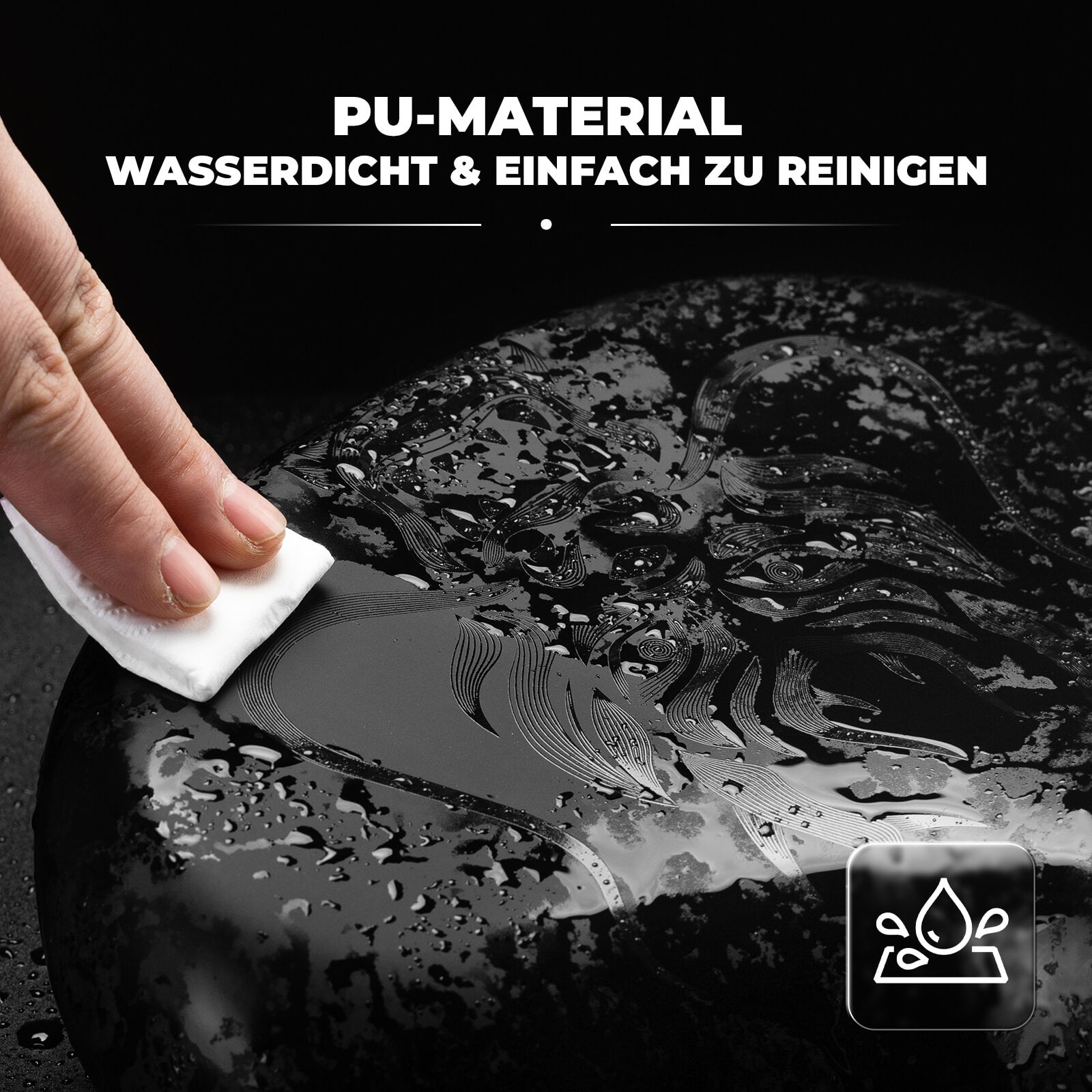 ROCKBROS Fahrradsattel wasserdicht Fahrrad Sattel mit Aufdruck - Fahrradsattel ROCKBROS - EU - NooMii