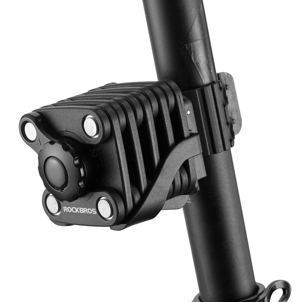 ROCKBROS Fahrradschloss Faltschloss 70 cm Lang Schwarz - Fahrradschloss ROCKBROS - EU - NooMii