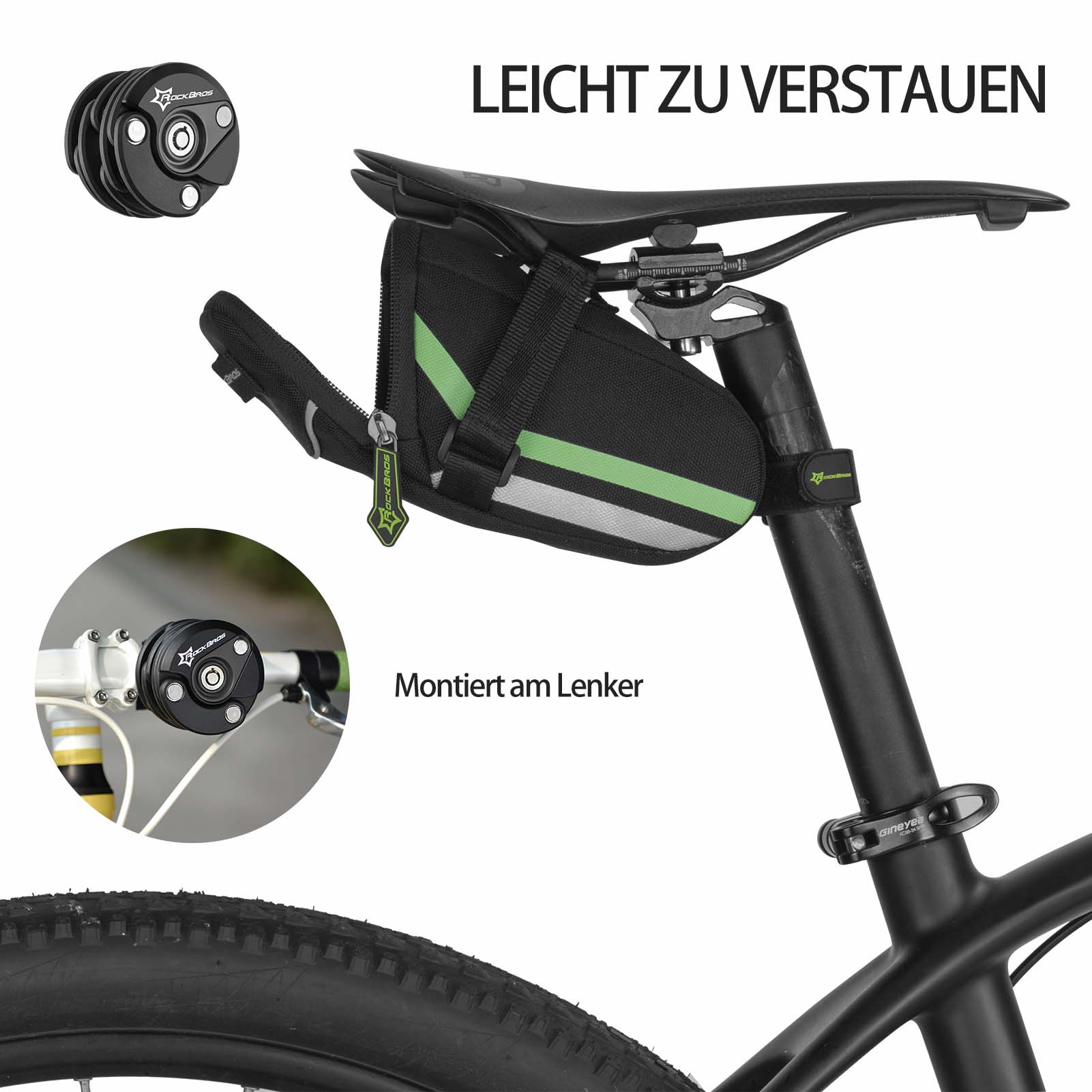 ROCKBROS Fahrradschloss Faltschloss 70 cm Lang Schwarz - Fahrradschloss ROCKBROS - EU - NooMii