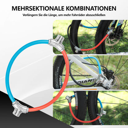 ROCKBROS Fahrradschloss Kabelschloss mit Klettverschlüssen ohne Schlüssel - Fahrradschloss ROCKBROS - EU - NooMii