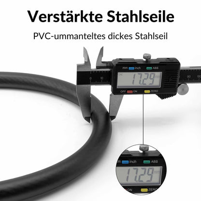 ROCKBROS Fahrradschloss Kabelschloss Zahlenschloss mit 5 - stelliges Zahlencode - Fahrradschloss ROCKBROS - EU - NooMii