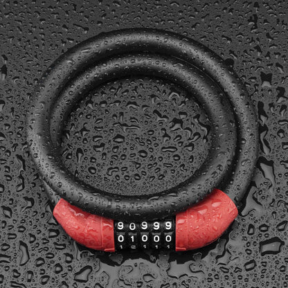 ROCKBROS Fahrradschloss Kabelschloss Zahlenschloss mit 5 - stelliges Zahlencode - Fahrradschloss ROCKBROS - EU - NooMii