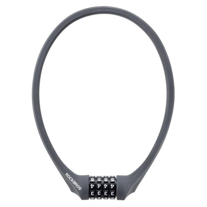 ROCKBROS Fahrradschloss mit 4 - Stellig Zahlencode 65cm lang - Fahrradschloss ROCKBROS - EU - NooMii