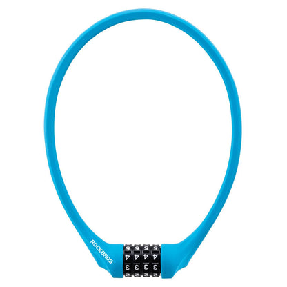 ROCKBROS Fahrradschloss mit 4 - Stellig Zahlencode 65cm lang - Fahrradschloss ROCKBROS - EU - NooMii