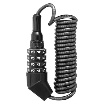 ROCKBROS Fahrradschloss Zahlenschloss Helmschloss mit 4 - stellig Code max. 150 cm - Fahrradschloss ROCKBROS - EU - NooMii