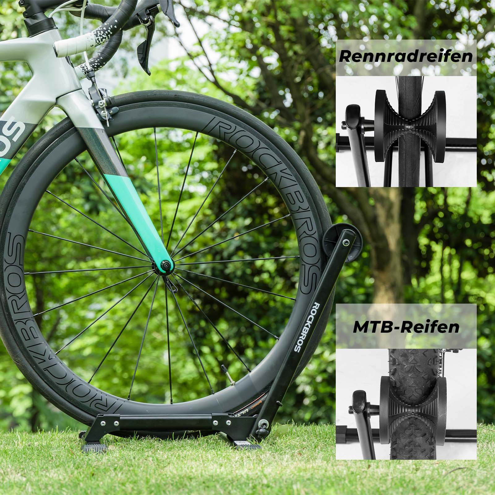 ROCKBROS Fahrradständer Faltbar aus Aluminium Einseitiger Fahrradständer - Fahrradständer ROCKBROS - EU - NooMii