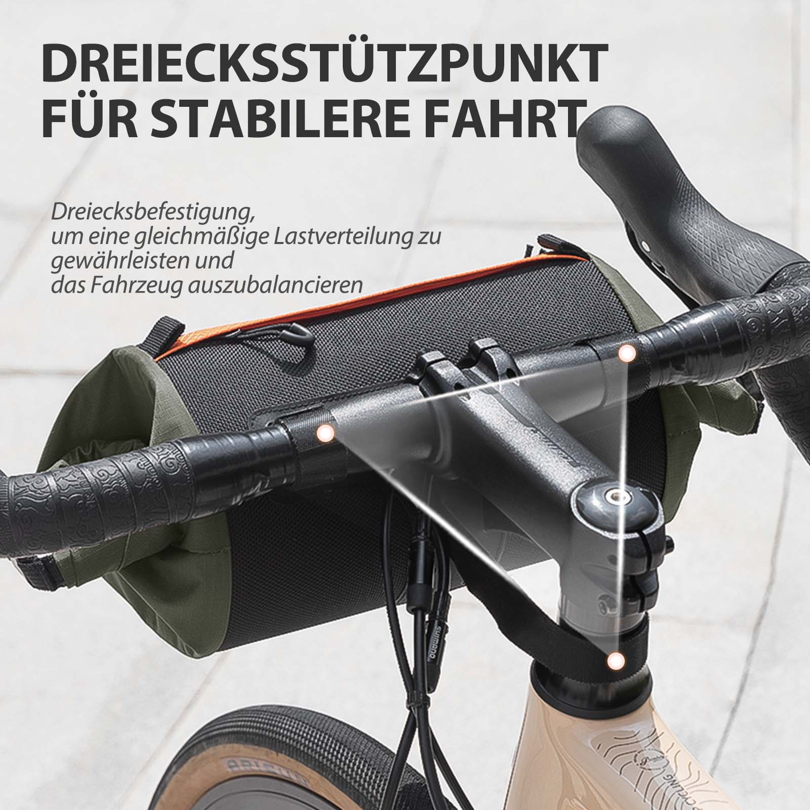 ROCKBROS Fahrradtasche Lenkertasche Aufbewahrungstasche mit Schultergurt - Fahrradtaschen ROCKBROS - EU - NooMii