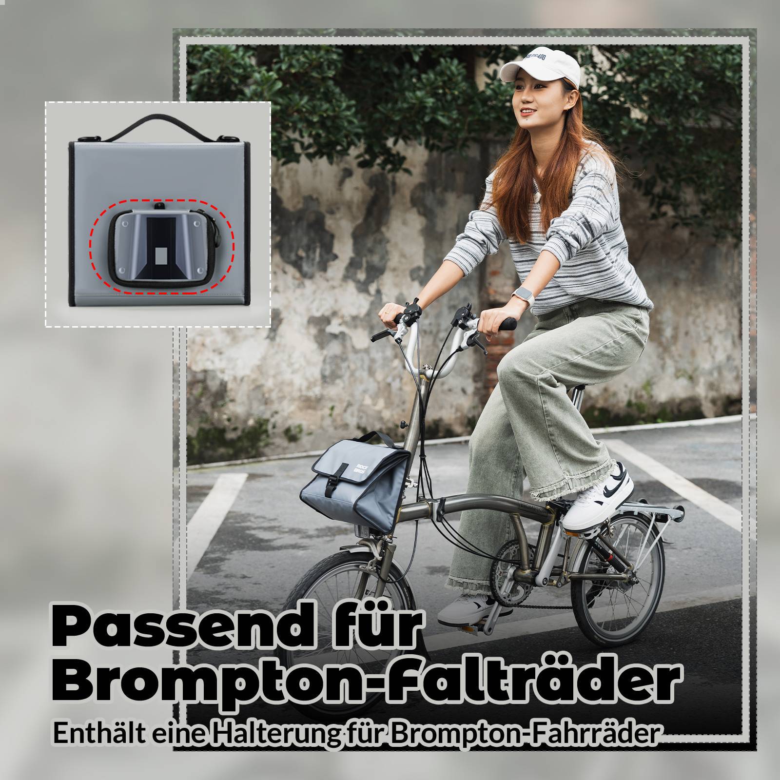 ROCKBROS Fahrradtasche Lenkertasche Fronttasche mit Schultergurt - Fahrradtaschen ROCKBROS - EU - NooMii
