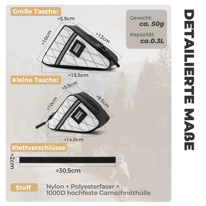 ROCKBROS Fahrradtasche Rahmentasche Dreiecktasche für Brompton 0,25/0,3L - Fahrradtaschen ROCKBROS - EU - NooMii