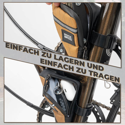 ROCKBROS Fahrradtasche Rahmentasche Dreiecktasche für Brompton 0,25/0,3L - Fahrradtaschen ROCKBROS - EU - NooMii