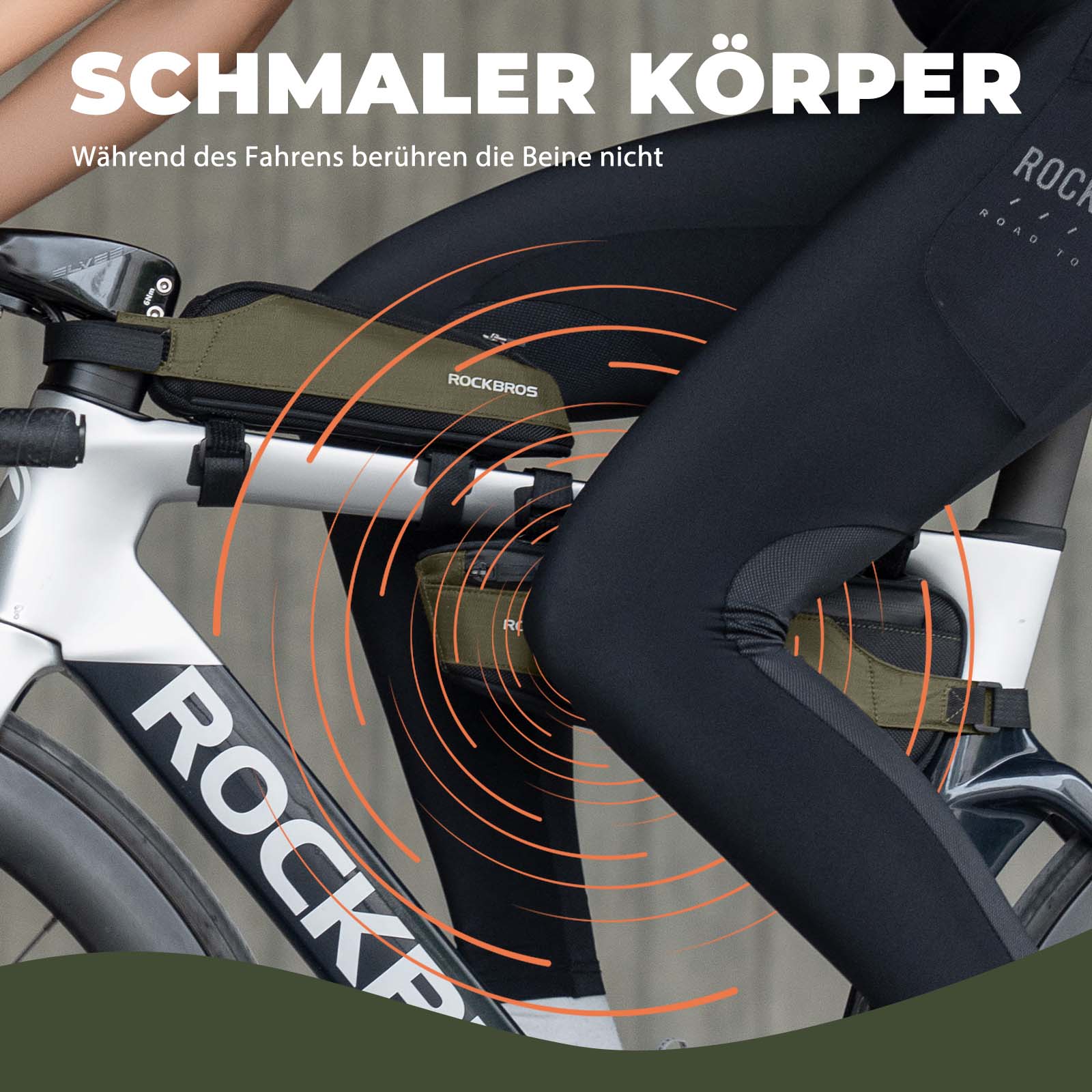 ROCKBROS Fahrradtasche Reflektierende Kapazität von 1,4L Rahmentasche - Fahrradtaschen ROCKBROS - EU - NooMii