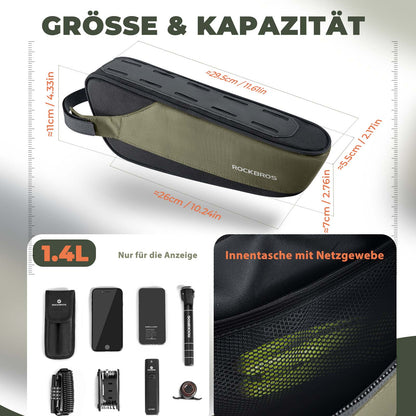 ROCKBROS Fahrradtasche Reflektierende Kapazität von 1,4L Rahmentasche - Fahrradtaschen ROCKBROS - EU - NooMii
