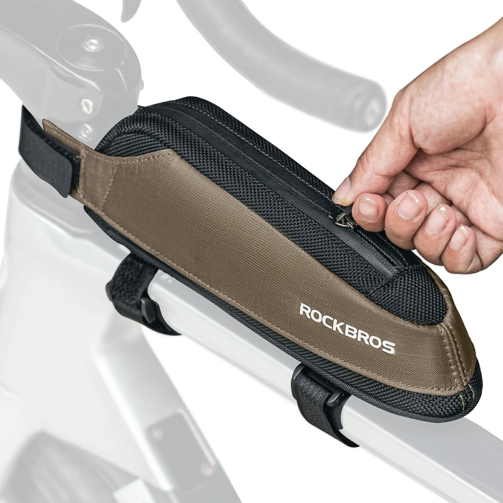 ROCKBROS Fahrradtasche Reflektierende Oberrohrtasche Dunkelgrün 0.65L - Fahrradtaschen ROCKBROS - EU - NooMii