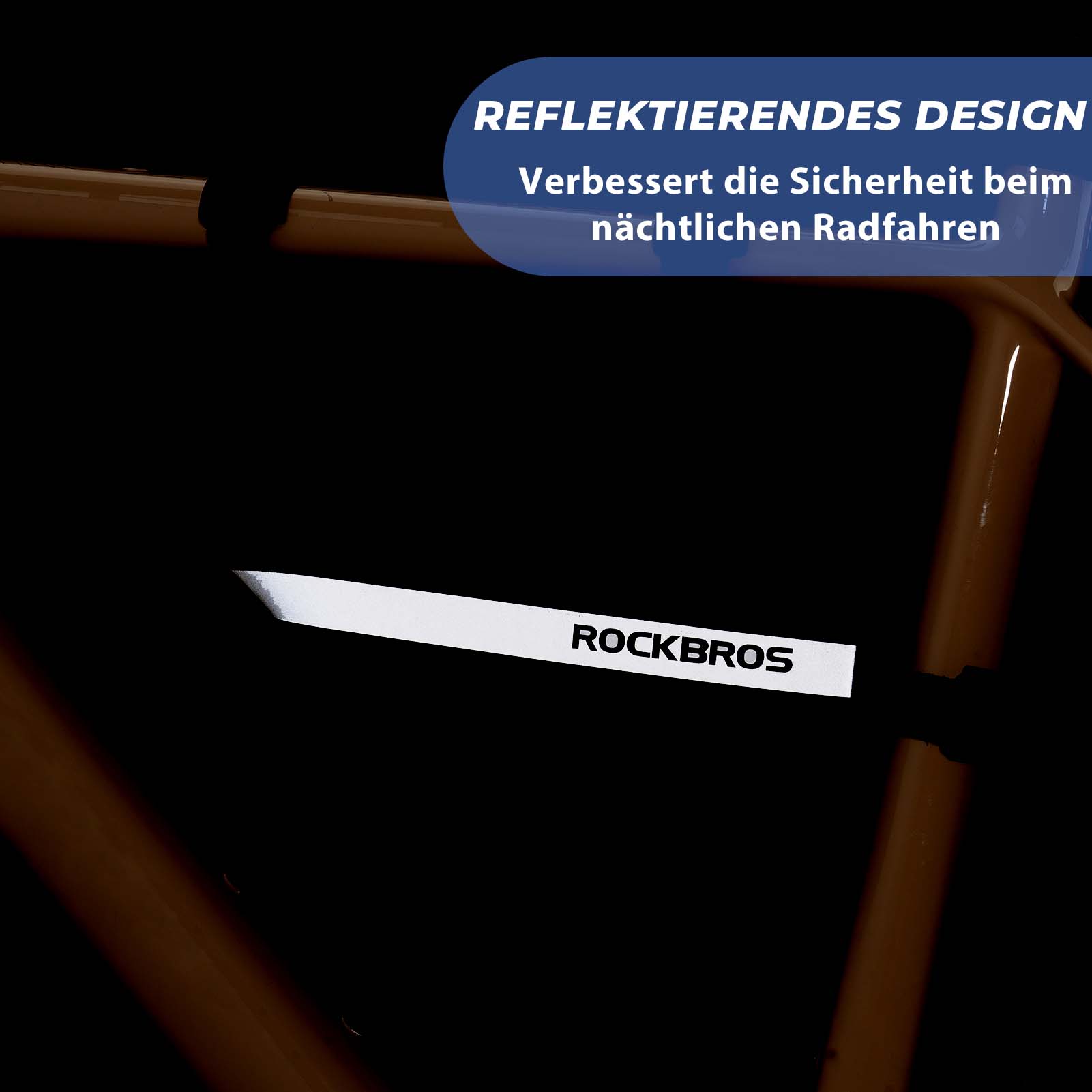 ROCKBROS Fahrradtasche Set 2 - in - 1 Abnehmbare Rahmentasche 1,3 L+0,7 L Schwarz - Fahrradtaschen ROCKBROS - EU - NooMii