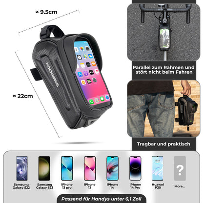 ROCKBROS Fahrradtasche Wasserabweisend Handytasche mit TPU Touchscreen - Fahrradtaschen ROCKBROS - EU - NooMii