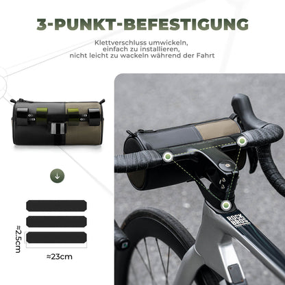 ROCKBROS Fahrradtasche Zylindrische Lenkertasche 1,7L mit Schultergurt - Fahrradtaschen ROCKBROS - EU - NooMii
