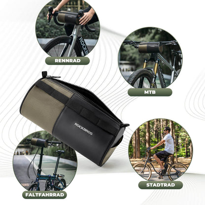 ROCKBROS Fahrradtasche Zylindrische Lenkertasche 1,7L mit Schultergurt - Fahrradtaschen ROCKBROS - EU - NooMii