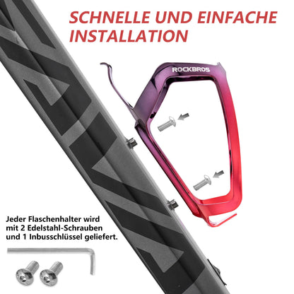 ROCKBROS Flaschenhalter Fahrrad Getränkehalter Leichtgewicht 30g - Fahrrad Flaschenhalter ROCKBROS - EU - NooMii