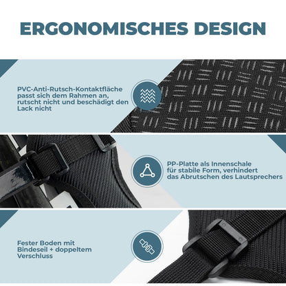 ROCKBROS Flaschenhalter Fahrrad Lautsprecherhalterung Verstellbarer Riemen - Fahrrad Flaschenhalter ROCKBROS - EU - NooMii