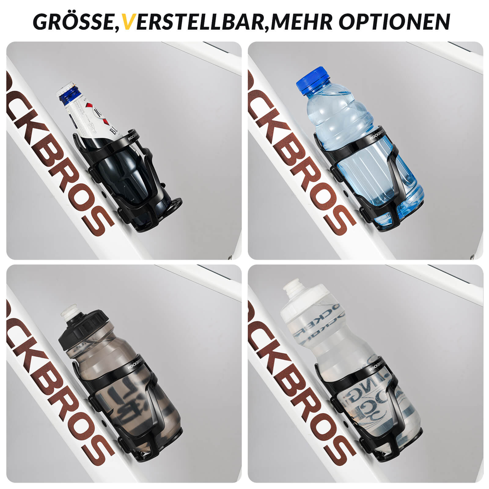 ROCKBROS Flaschenhalter Fahrradzubehör Fahrrad Leicht Getränkehalter Stabil - Fahrrad Flaschenhalter ROCKBROS - EU - NooMii
