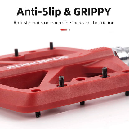 ROCKBROS Flat pedale 9/16 aus Nylon 3 Sealed Bearings rutschfest - Fahrradpedale ROCKBROS - EU - NooMii