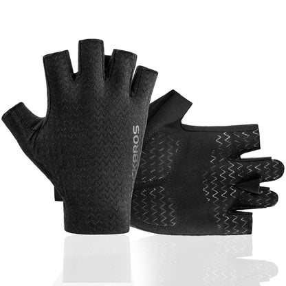 ROCKBROS Gel gemusterte Rutschfeste Halbfinger - Reithandschuhe - Fahrradhandschuhe ROCKBROS - EU - NooMii