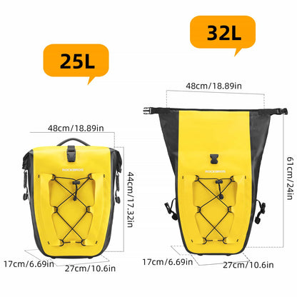 ROCKBROS Gepäckträgertasche 25L - 32L 100 % wasserdicht mit Tragegriff - Fahrradtaschen ROCKBROS - EU - NooMii