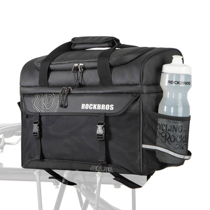 ROCKBROS Gepäckträgertasche mit Schultergurt Kühltasche isolierte Lunch Tasche Schwarz - Fahrradtaschen ROCKBROS - EU - NooMii