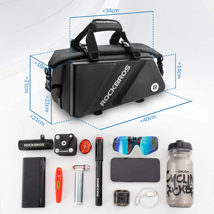 ROCKBROS Gepäckträgertasche Reflektierend Transporttasche 11,6 L mit Schultergurt - Fahrradtaschen ROCKBROS - EU - NooMii