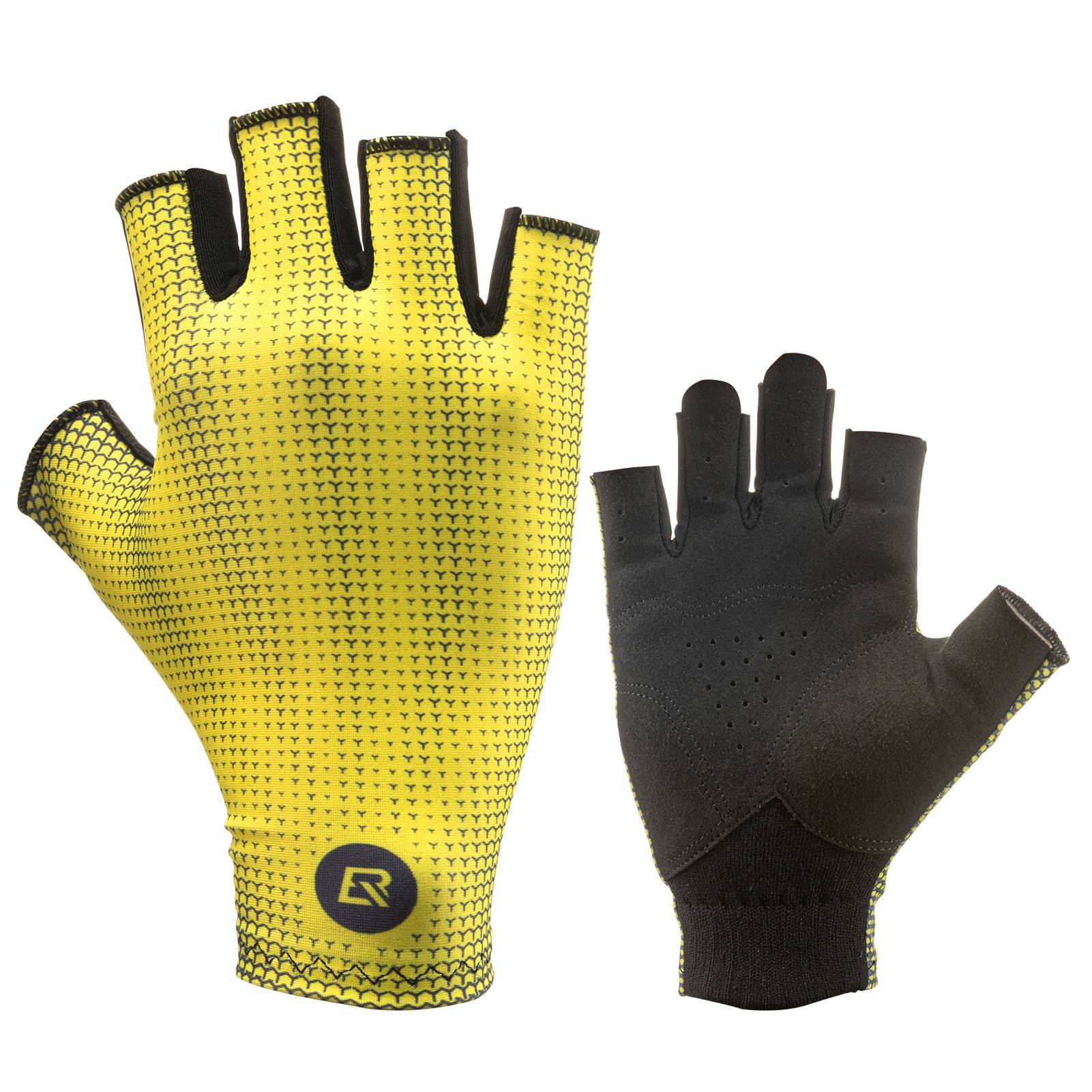 ROCKBROS Halbfinger - Radhandschuhe Rutschfest Elastisch Unisex Gelb M - XXL - Fahrradhandschuhe ROCKBROS - EU - NooMii